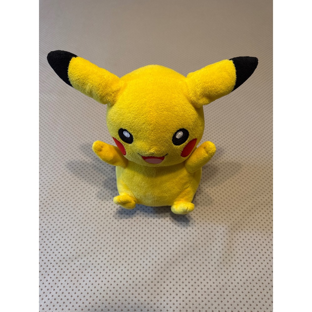 Pokemon Pikachu Plush Hand Puppet Yellow Soft Toy Interactive Stuffed Animal